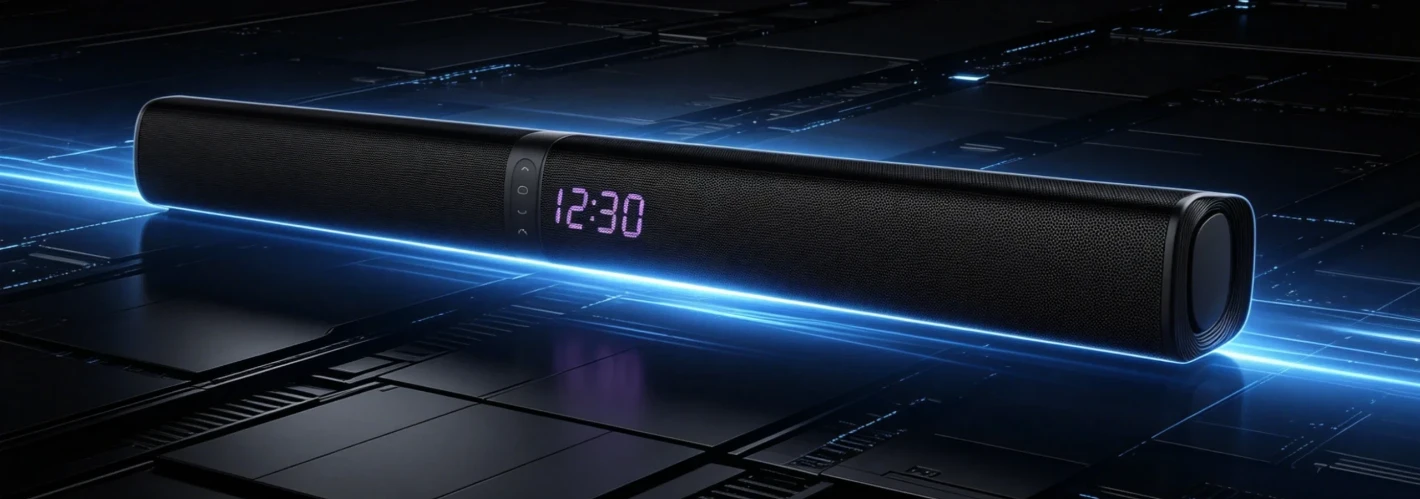 new design 2.0 soundbar metal cover